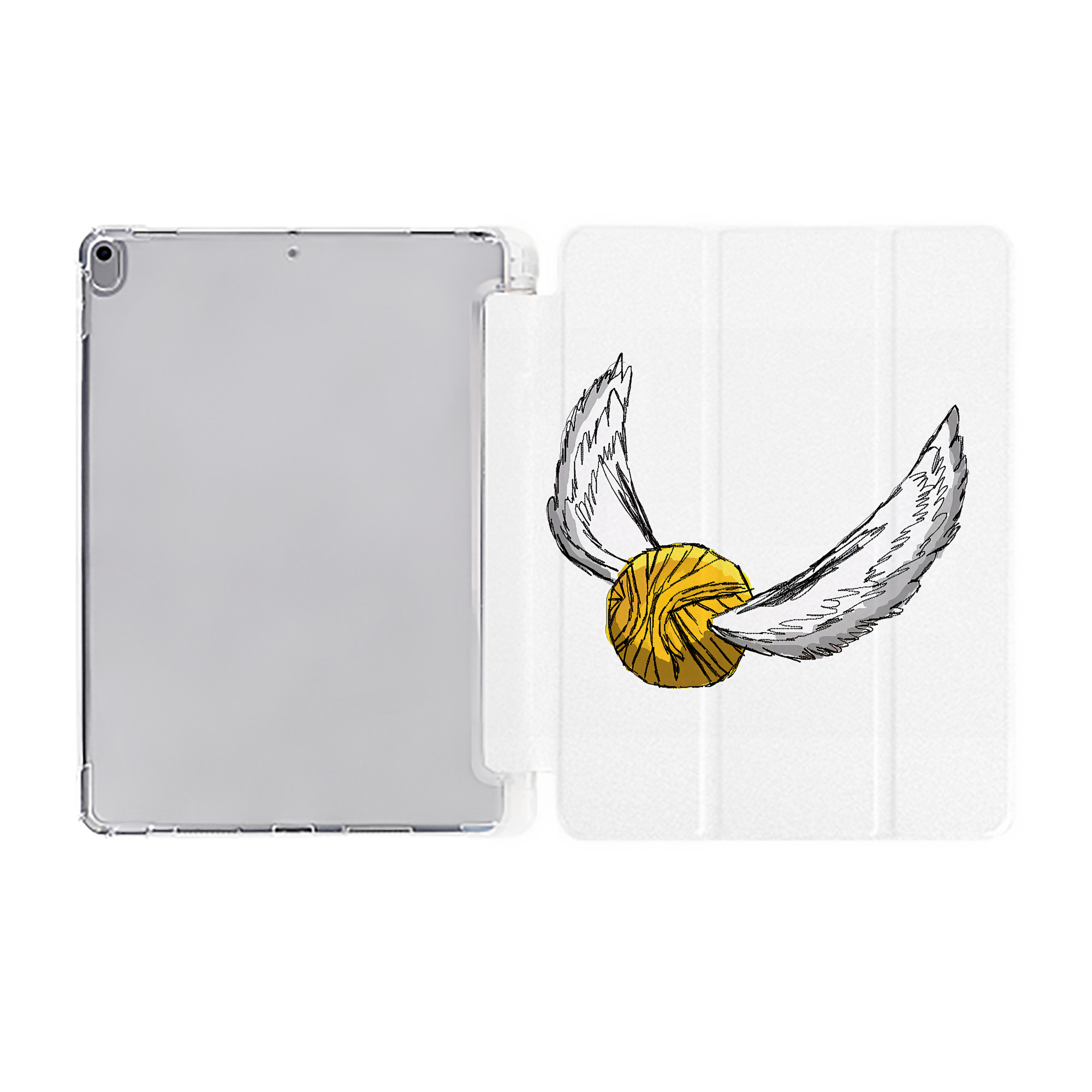 （画像用） Harry Potter ハリー・ポッターシリーズ IPad ケース ペン収納付き 三つ折りスタンド PUレザー×シリコン 対応機種9.5/10.5/10.9インチ